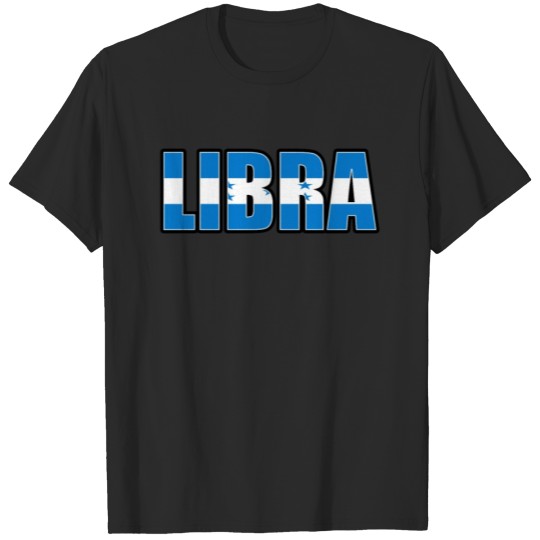 Discover Libra Honduran Horoscope Heritage DNA Flag T-shirt