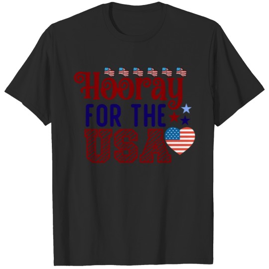 Discover Hooray For The Usa Tee Design T-shirt