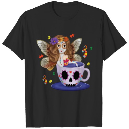 Discover Cup Fairy Special Puzzle Autism Awareness T-shirt