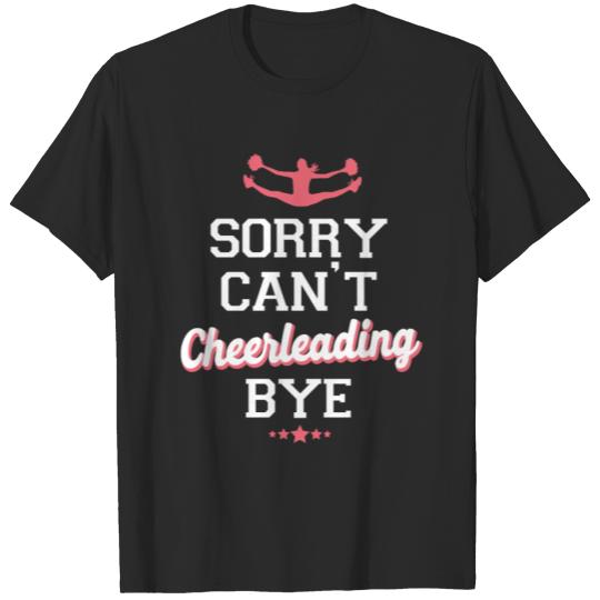 Discover Cheer Cheerleading Sorry Can’T T-shirt
