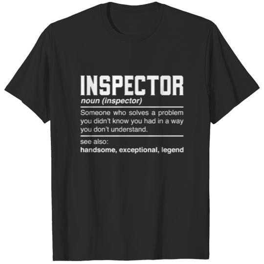 Inspector Definition Design - Sergeant Funny T-shirt
