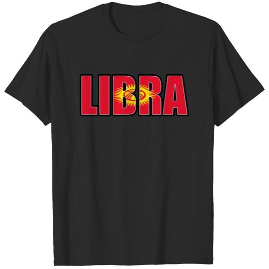 Discover Libra Kyrgyzstani Horoscope Heritage DNA Flag T-shirt