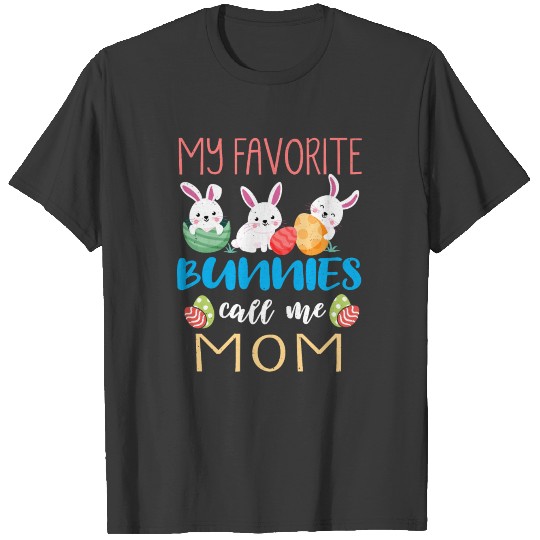 Mom Kawaii Cute Bunny Egg Easter Sunday T-shirt