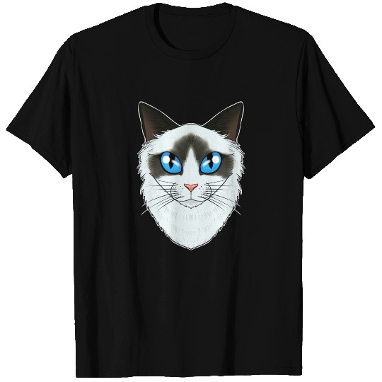 Cat Lover I Cat Face I Ragdoll Cat T-shirt