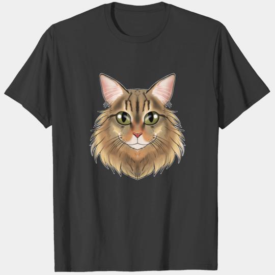 Cat Lover I Cat Face I Siberian Cat T-shirt