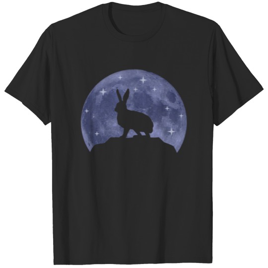 Discover Rabbit Hare Moon Forest Animal Lovers Gift T-shirt