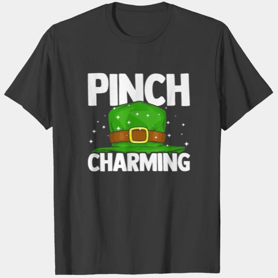 Pinch Charming St. Patricks Day Ireland Shamrock I T-shirt