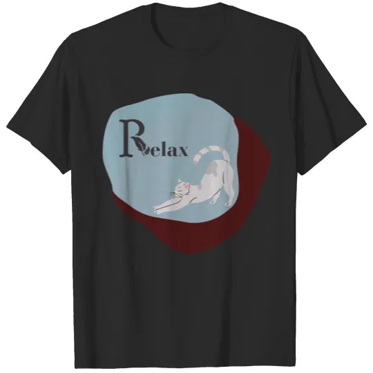 Discover Relax with your cat T-shirt