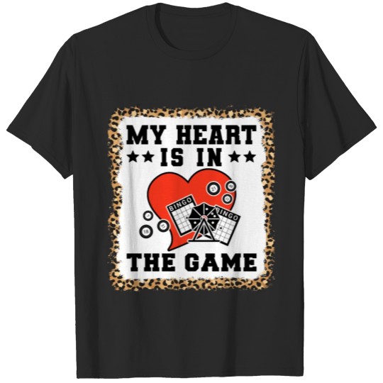 Discover My Heart Is In The Game Funny T-shirt