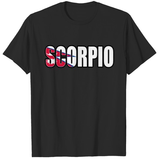 Discover Scorpio Nepalese Horoscope Heritage DNA Flag T-shirt