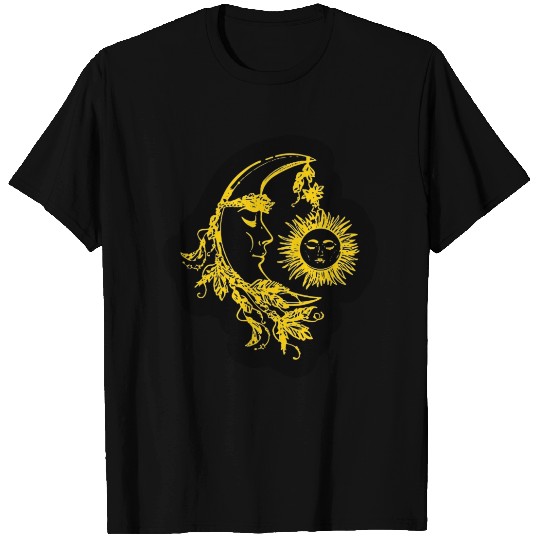 Night Moon Sun Logo Funny T-shirt