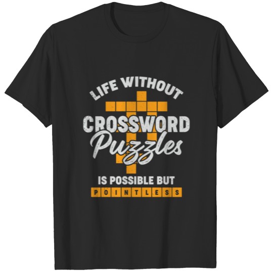 Discover Crossword Puzzle Lover Gift T-shirt