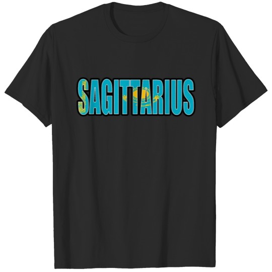 Discover Sagittarius Kazakhstani Horoscope Heritage DNA Fla T-shirt
