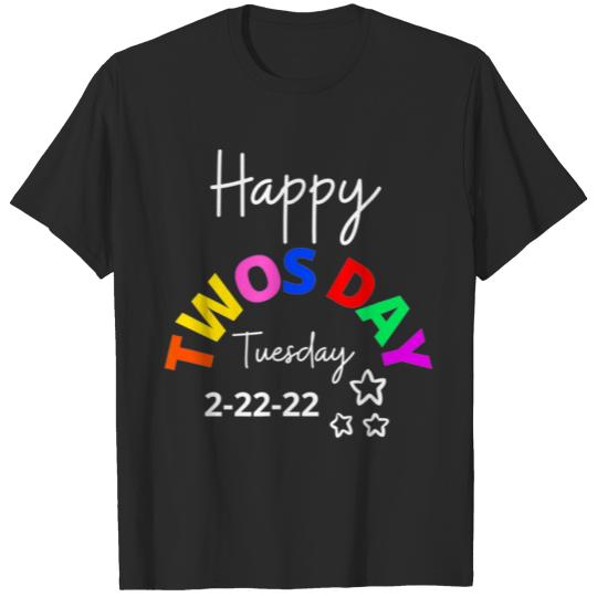 Discover Happy Twosday Tuesday February 22nd 2022 School T-shirt