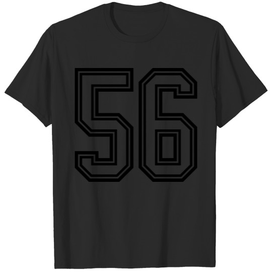 Discover 56 Number symbol T-shirt