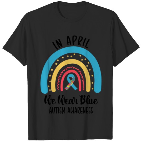 Discover In April We Wear Blue Autism Awareness T-shirt