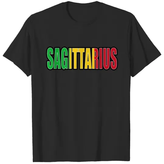 Sagittarius Malian Horoscope Heritage DNA Flag T-shirt