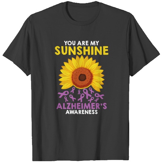 Alzheimers You Are my Sunshine Alzheimer Awareness T-shirt