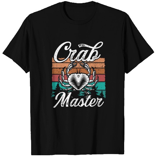 Crab Hunting Vintage Crab Master Crab Crab Hunter T-shirt