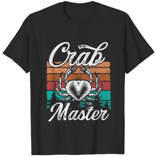 Discover Crab Hunting Vintage Crab Master Crab Crab Hunter T-shirt