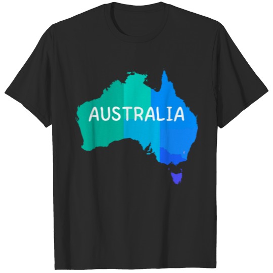 Discover Australian Map T-shirt