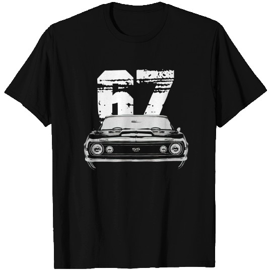 1967 Camaro Ss Front Grill View With Year T-shirt