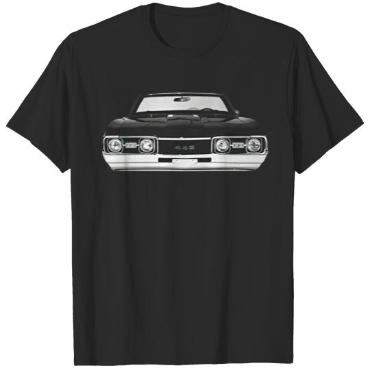Discover 1968 Oldsmobile 442 Front Grill View Silhouette T-shirt