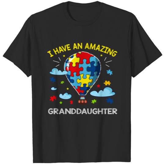 Discover Granddaughter Puzzle Special Autism Awareness T-shirt