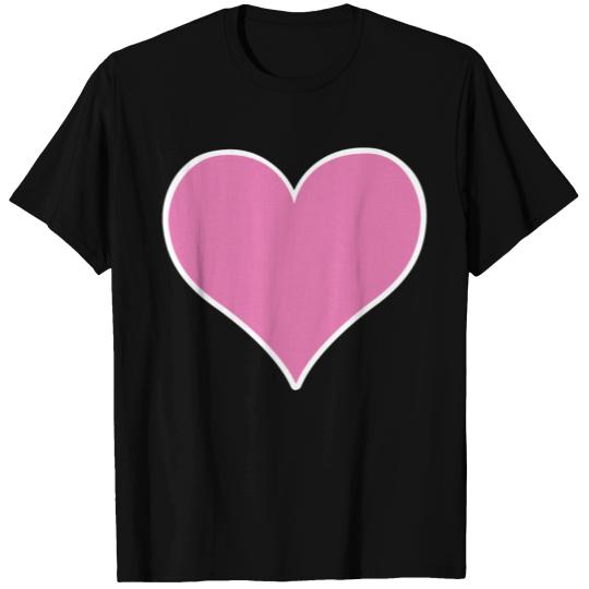 Heart pink love gift valentine T-shirt