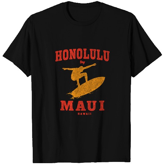 Honolulu Beach - Hawaii Surfing T-shirt
