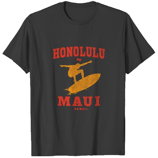 Honolulu Beach - Hawaii Surfing T-shirt