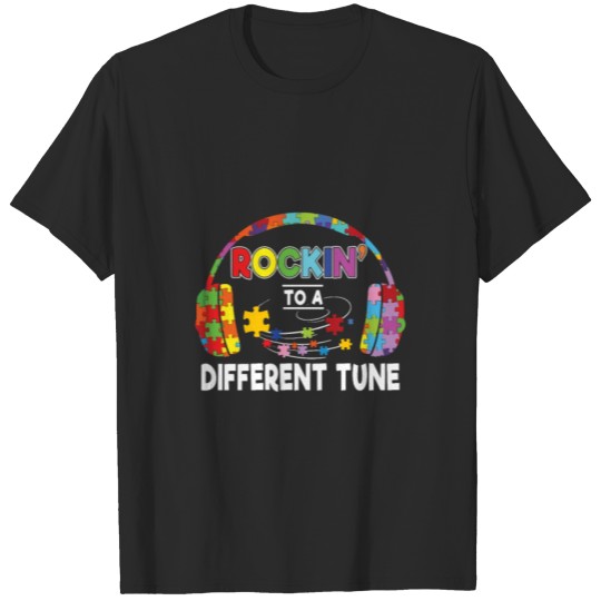 Discover Rock Music Special Puzzle Autism Awareness Day T-shirt