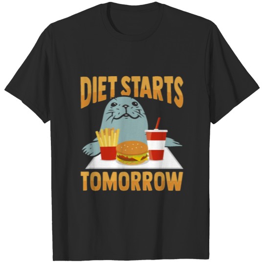 Discover Anti Diet Design for a Seal Animal Lover T-shirt