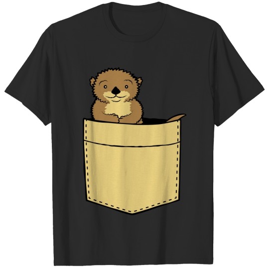 Discover Otter in shirt T-shirt