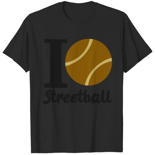 Discover I love streetball 3c T-shirt