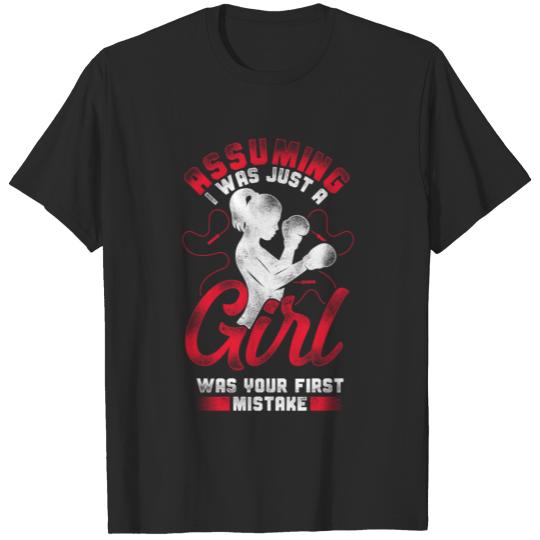 Discover Boxing Vintage Assuming I Was Just T-shirt