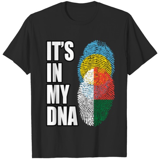 Discover Palauan And Malagasy Vintage Heritage DNA Flag T-shirt