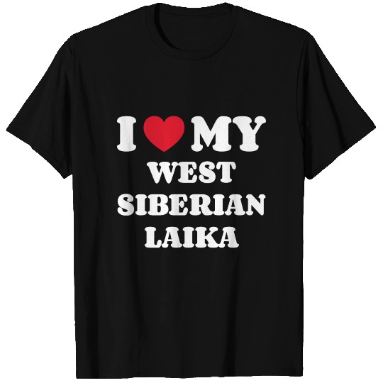 I Love My West Siberian Laika T-shirt