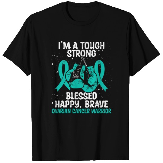 Ovarian Cancer Awareness Survivor Warrior T-shirt