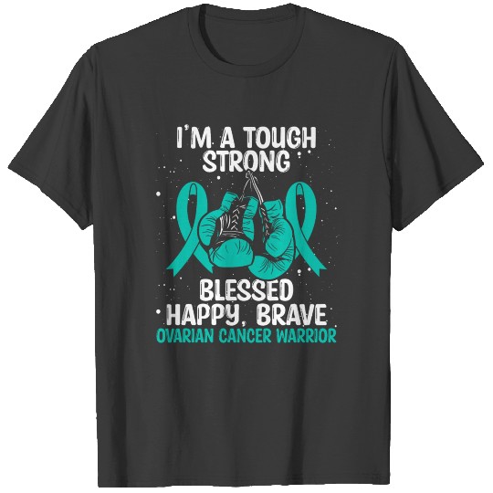 Ovarian Cancer Awareness Survivor Warrior T-shirt