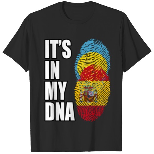 Discover Palauan And Spaniard Vintage Heritage DNA Flag T-shirt