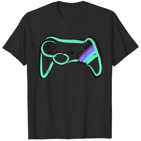 Discover controller gamble colors game player T-shirt