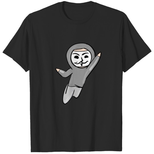 anonymous anonymous hacker mask hack programmer T-shirt