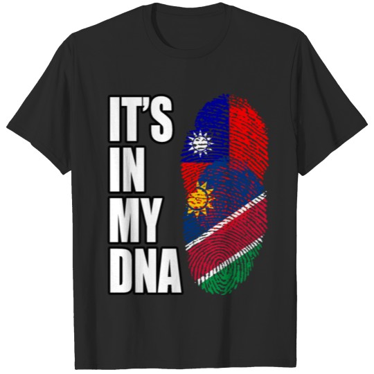 Discover Taiwanese And Namibian Mix Heritage DNA Flag T-shirt