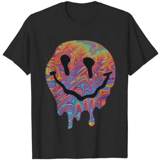 Discover psychedelic face T-shirt