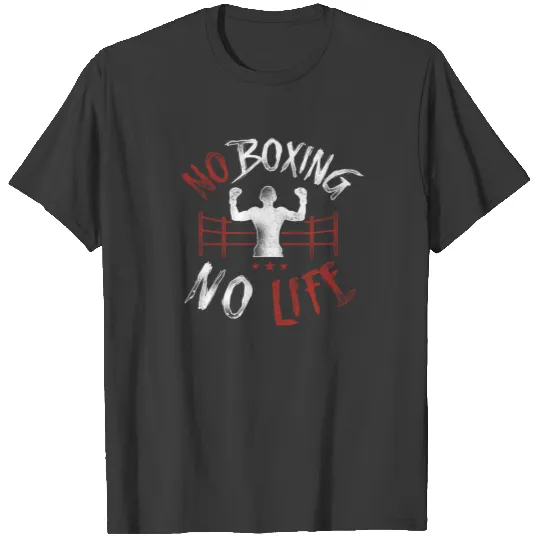 Boxing Vintage No Boxing No Life T-shirt
