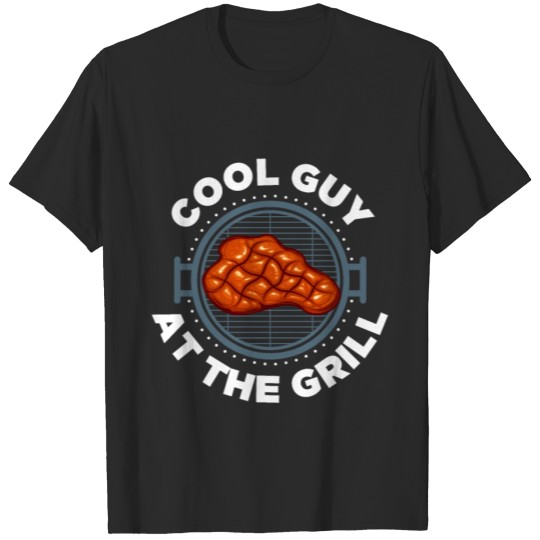 Discover Cool guy at the grill men BBQ T-shirt