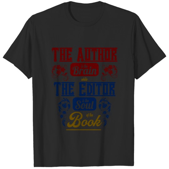 Discover quotes the editor in the book T-shirt