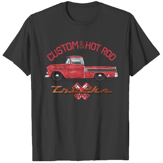 Custom and Hot Rod Cardinal Red T-shirt