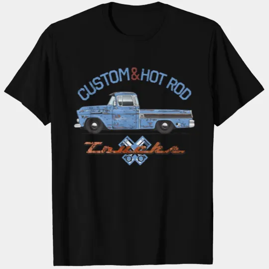 Custom and Hot Rod Dawn Blue T-shirt